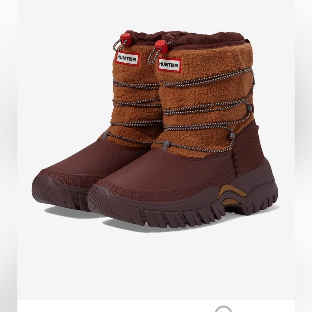 Hunter Wanderer Sherpa Short Boots